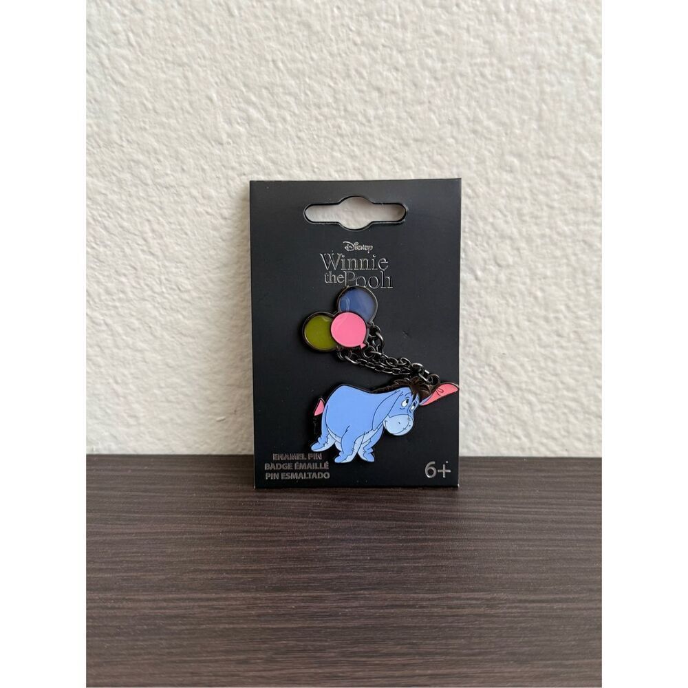 Loungefly Disney Winnie the Pooh Eeyore Balloons Dangling Enamel Pin